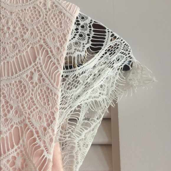 Sangria Lace Cap Sleeve Dress from David’s Bridal - Picture 7 of 8